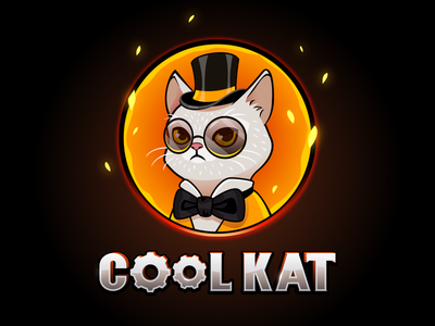 Cool Kat cat character illustration mascot profile steampunk