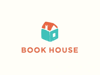 Book House book home house icon literature logo logotype mark publisher shelter