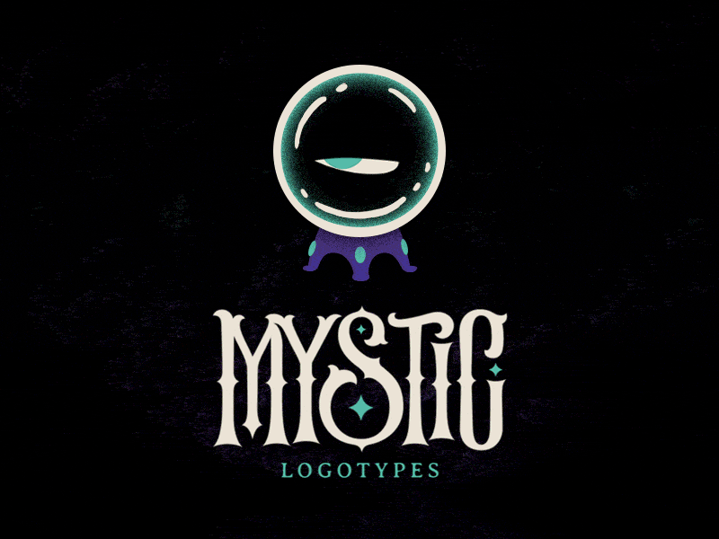 Mystic Logotypes collection eye glass ball heart logo logotype magic mystery mystic paranormal supernatural