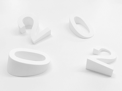 Office Signage 3d numbers productdesign type typeexperiments