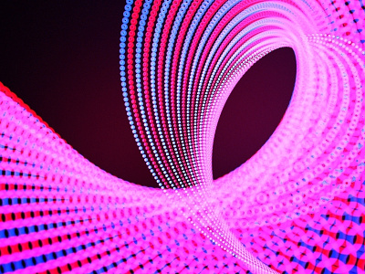 Experiments in Light Part 1 3d blue cgi cinema4d digitalart exposure light lightart minimalism neon pink shadow