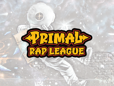 Primal Rap League branding design graphic design illustration logo typography vector