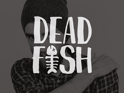 Dead Fish brand brand identity branding custom logo design graphic design illustration logo typography vector