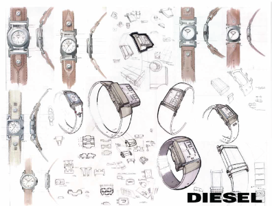 Conceptual watch sketches