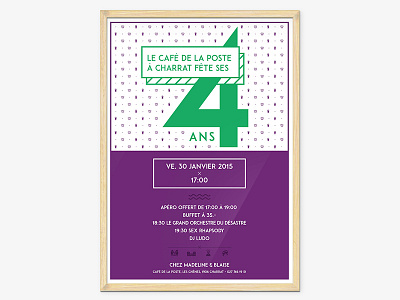 4 years - Cafe La Poste Charrat