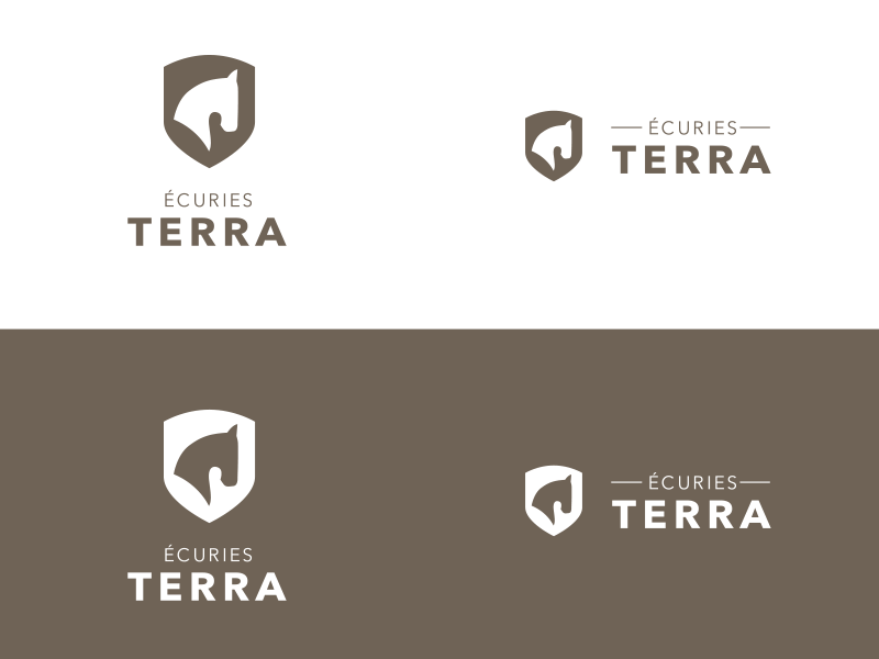 Ecuries Terra - Branding branding design franck gaudin horse stables