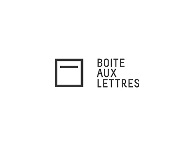 Logo Boite aux lettres -C- branding franck gaudin logo mailbox