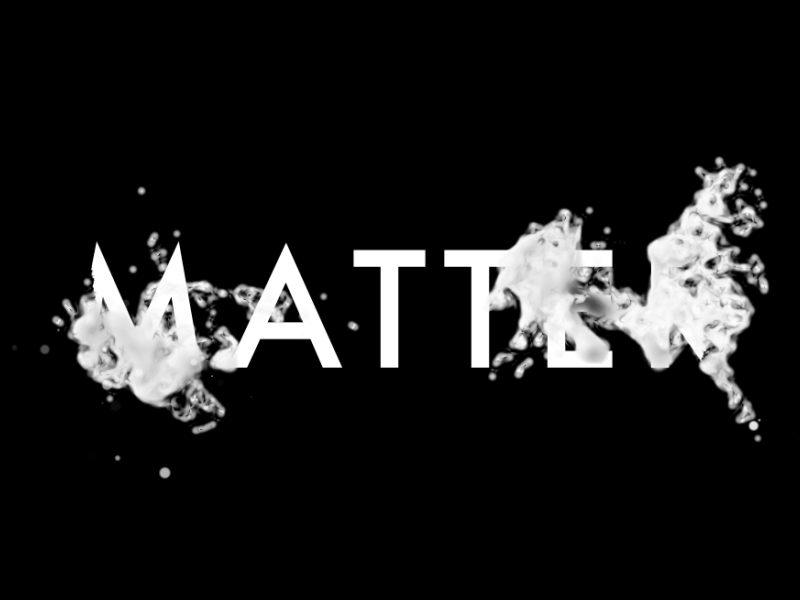Dark Matter 3d after effects animation motion space text