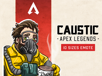 Caustic emote Apex Legends