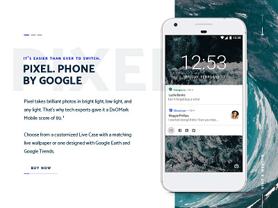 Pixel. google pixel slider smartphone ui