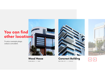 Find other locations architecture building simple ui web webdesign website