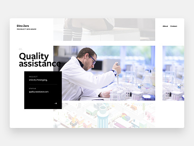 2018 Portfolio minimalist portfolio ui web webdesign website