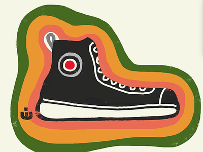 A Sneaker ( Funky Version ) cartoon funky high tops illustration shoe shoes sneaker sneakers street