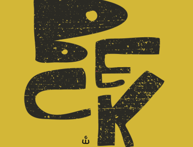 "BECK" Lettering beck cartoon modern chunky extra bold extra heavy lettering typography