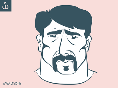 One Thousand Faces #1 cartoon character design face illustration man one thousand faces portrait waltoons