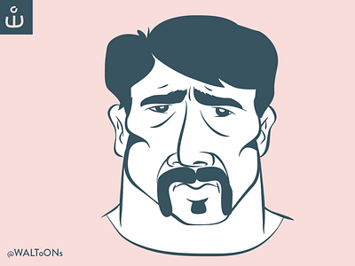 One Thousand Faces #1 cartoon character design face illustration man one thousand faces portrait waltoons