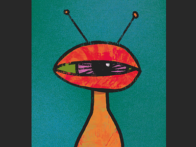 1 One-Eyed Alien alien cartoon cartoon illustration cyclops illustration