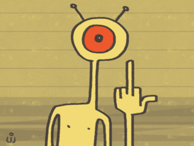 Rude Alien Cyclops