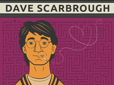 Dave Scarbrough CD Art caricature cd cover art cd cover design cover art cover design illustration spot illustration