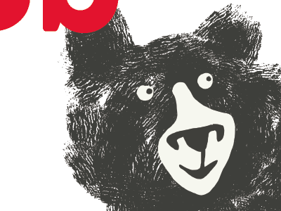 B is for Bear alphabet animal bear character design kid lit art mascot