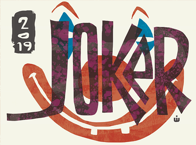 JOKER cartoon cartoon modern joker lettering