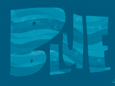 Blue Wave blue wave cartoon lettering lettering