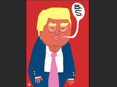Trumpy Poo caricature cartoon editorial illustration illustration impeachment political cartoon trump