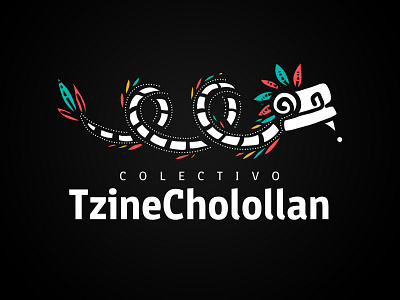 TzineCholollan branding cinema design logo