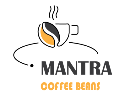 Logo designing - Mantra Coffee Beans adobe branding business design graphic design illustration logo logo design restaurant shop workplace