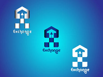 Logo design for any online exchange business exchange logo graphic design minimal logo vector