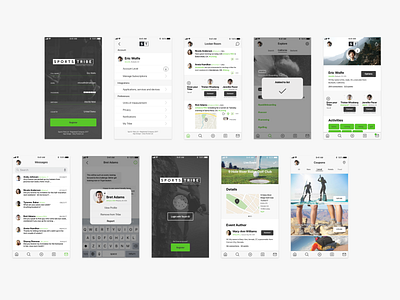Sports Tribe - Mobile UI