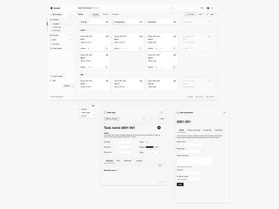 Lean Project Management System - UI