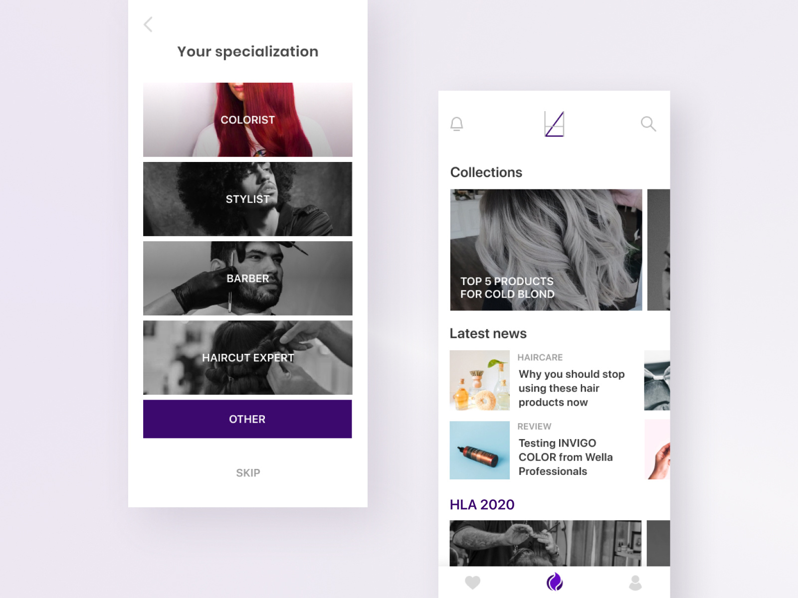 Hairdressing Magazine by Yana Miller on Dribbble