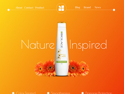 Product Landing Page Design adobe photoshop beauty care design branding cosmetic product web design design graphic design landingpagedesign one page website design product product design webdesign