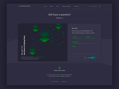 Stratum Farm - Contact Form