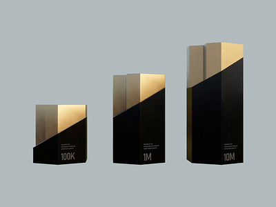 Award Progression Concept 3d blender trophy