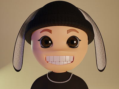 chibi character 3d 3d character 3d modeling blender character illustration modeling