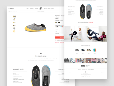 Mahabis Product Page cart clean desktop e commerce minimal product responsive shop store ui ux white