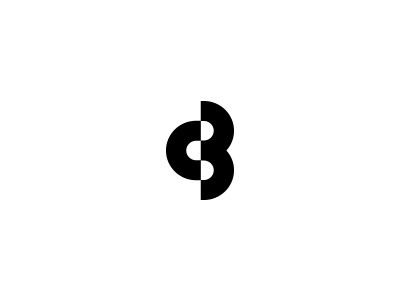 BC Monogram bc black and white breno cardoso bw cool design icon logo minimalism monogram negative space simple