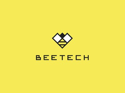 Beetech bee beetech design logo minimalism minimalist tech
