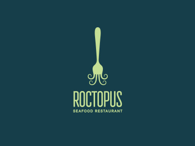 Roctopus food fork otcopus restaurant roctopus sea seafood