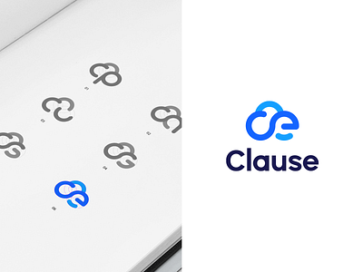 Logo redesign branding clouds data financial identity illustration logo rounded ui ux web