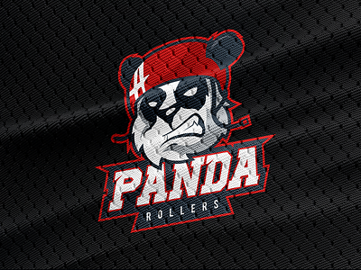 Logo concept Panda rollers american team bear branding branding identity collage logo logo inspiration panda roller sport sports team