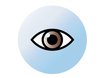 Eye Icon infographic illustration icon