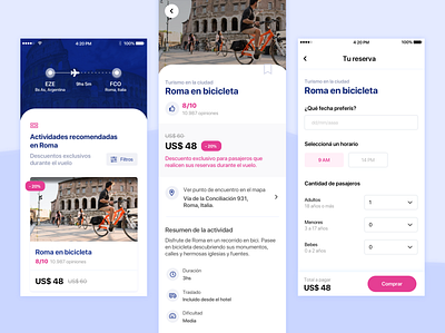 App Design / Activity planning service app app design design product design travel travel app travelling ui user experience user interface ux web web design