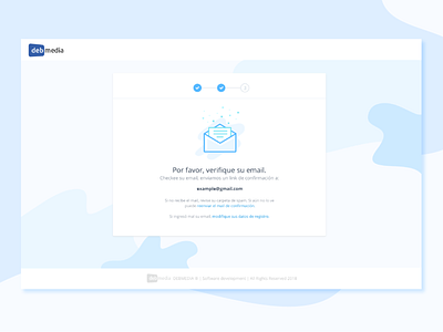 Email confirmation email product design sing up steps ui ux view