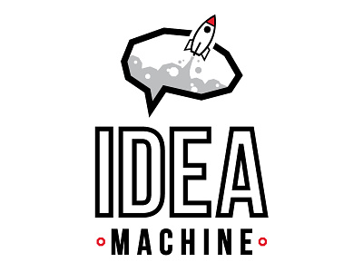 Idea Machine branding concept explore logo mark