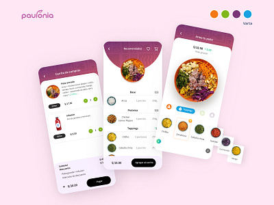 Shaka App - The best hawaiian experience animation app design ecommerce food hawaiian interactive mobile app poke bowl ui ux