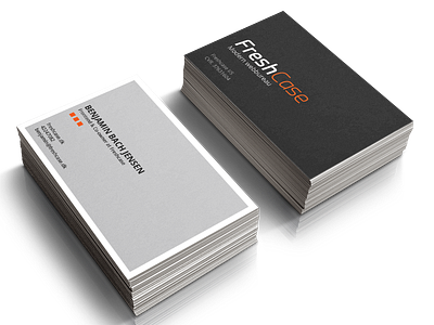 Freshcase Business Card business card company first attempt graphic design illustrator visitcard