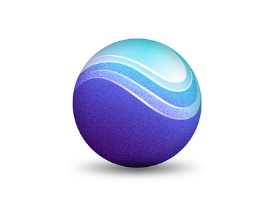 Globe logo illustration ipad